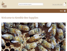 Tablet Screenshot of kemble-bees.com